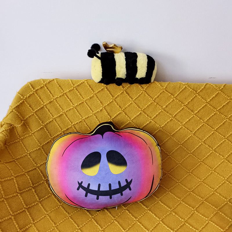 14in Halloween gift pumpkin ghost throw pillow