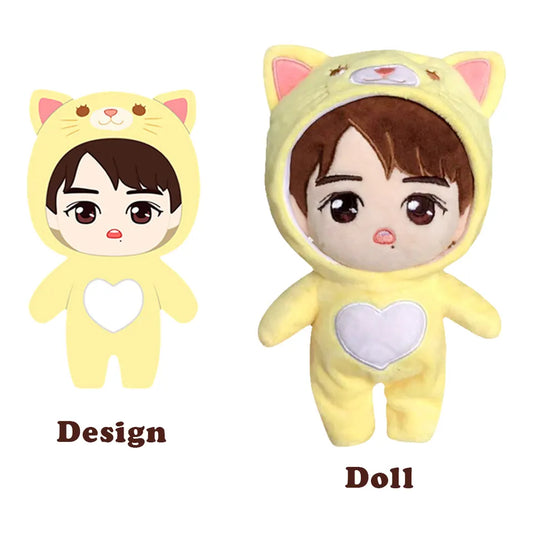 K-pop Idol Plush Toy – A charming and huggable stuffed toy resembling a beloved K-pop idol, perfect for fans and collectors alike.