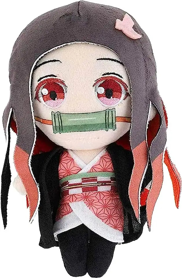 Nezuko Plush Toy – A lovable stuffed toy depicting the character Nezuko, ideal for fans of the series and collectors alike