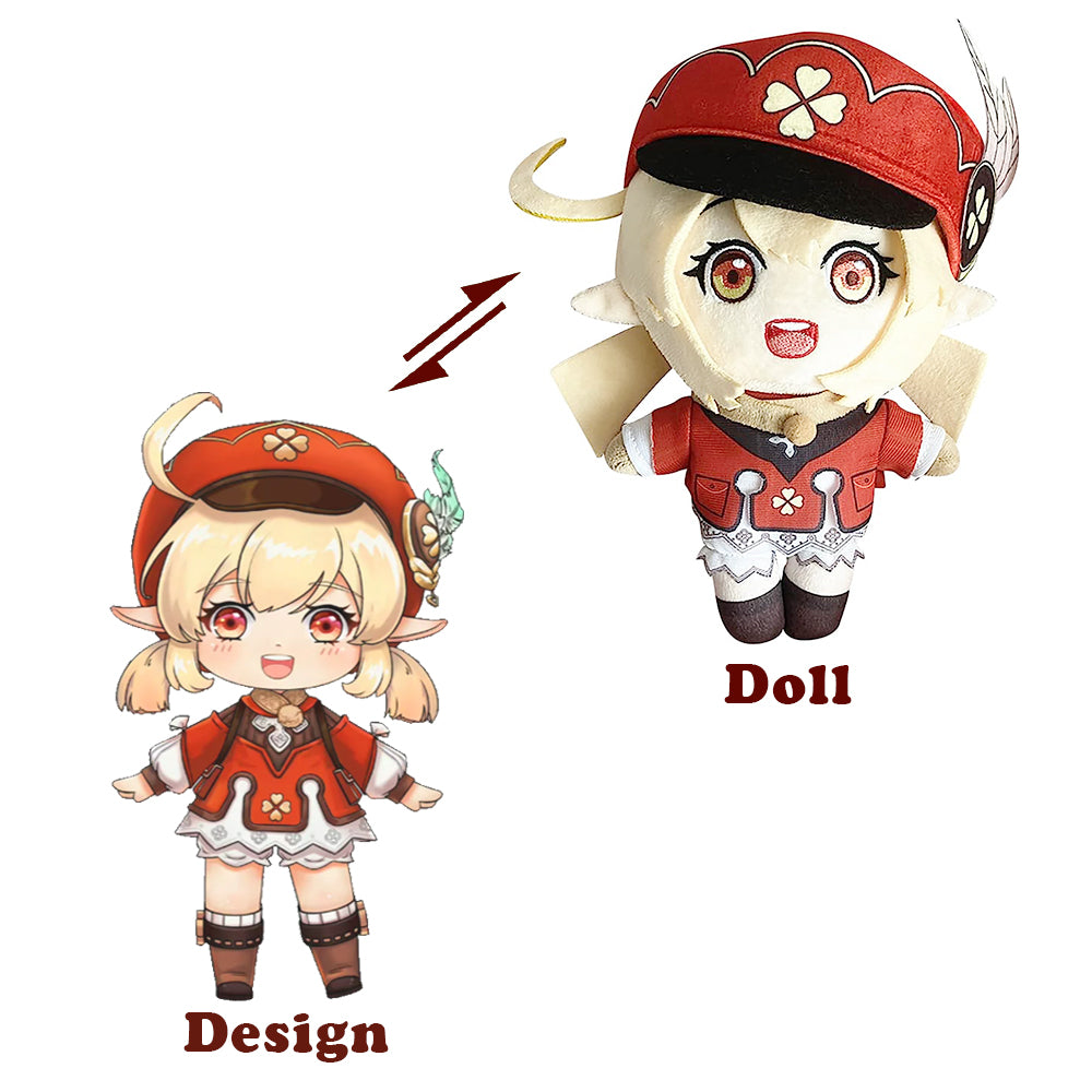 The original character Klee is made into a cotton doll