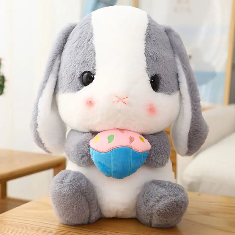 Peluche pondérée de lapin à longues oreilles en peluche géante personnalisée