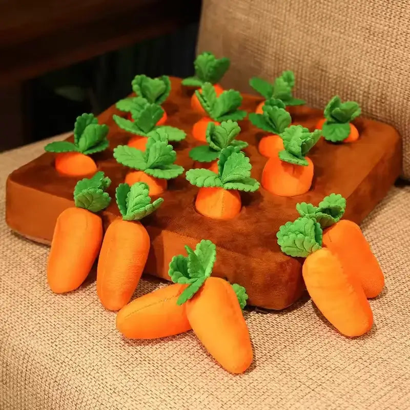 Carrot pet plush toy