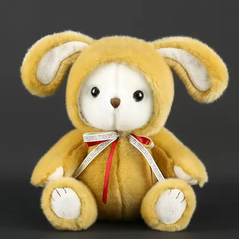 CustomPlushMaker offers wholesale white teddy bear plush toys customized as creative mascots：cute plushie