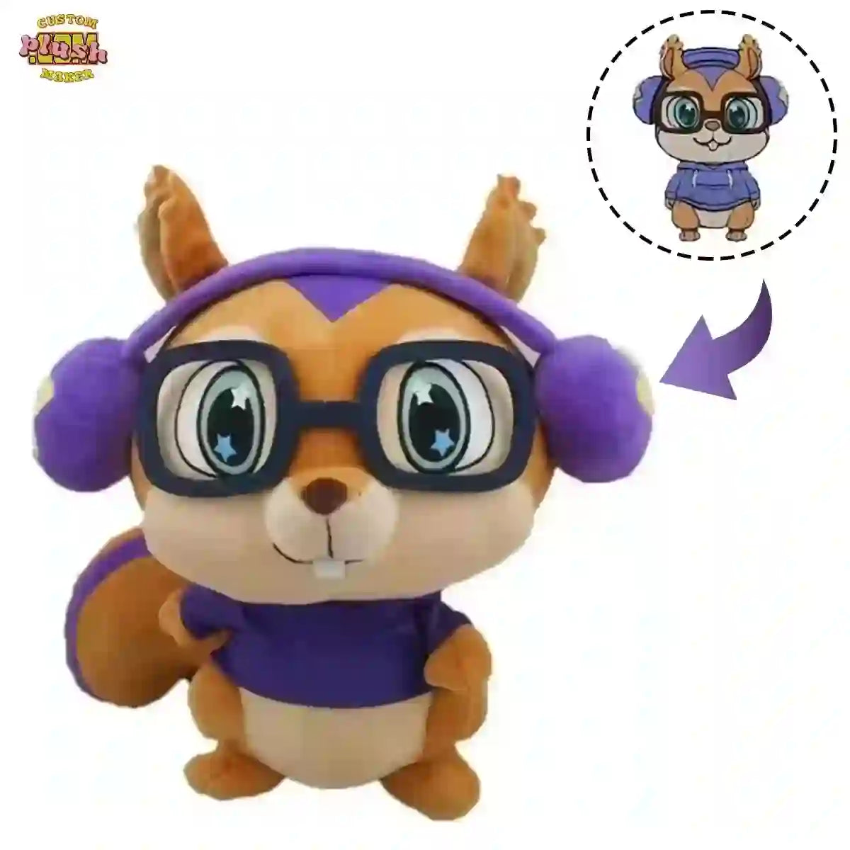 CustomPlushMaker offers keychain figures and stuffed toys, available for wholesale:various  animals