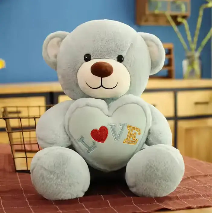 CustomPlushMaker offers wholesale bulk plush toy teddy bears as Valentine's Day gifts：Plush teddy bear toy with heart