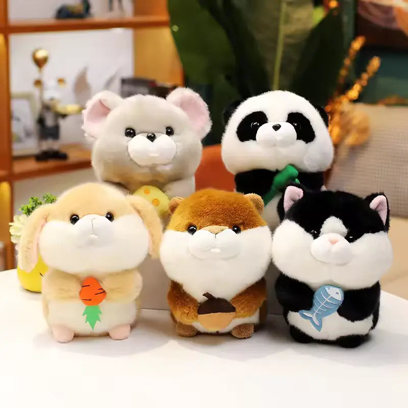 CustomPlushMaker: Wholesale Spot Small Animal Plush Toys, Grab Machine Dolls, Children's Birthday Gift Plush Toys：cute small animal plush toys