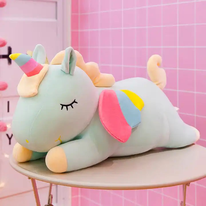 stuffed plush unicorn toy soft pillow animal horse baby toy unicorn gift