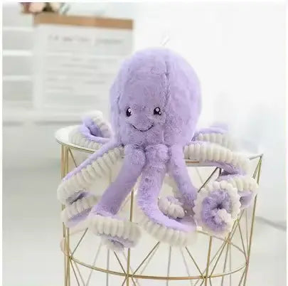 CustomPlushMaker offers MOQ for bulk wholesale Flip Octopus Plush Bed Pillows, crafted from PP Cotton：octopus plushie