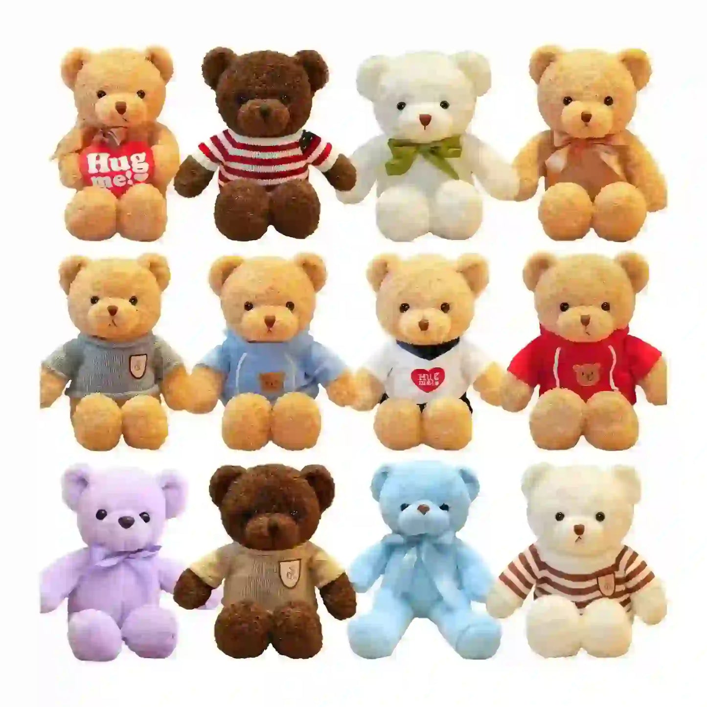 CustomPlushMaker: Logo Plush Bear Dolls - Soft, Colorful, Perfect for Birthday & Valentine's Gifts!:bear plushie