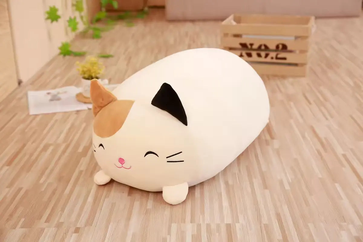 CustomPlushMaker offers adorable, large-sized stuffed hugging pillows in 30cm, 60cm, and 90cm, suitable for use as sofa cushions or plushies：Cute animal plush cushion