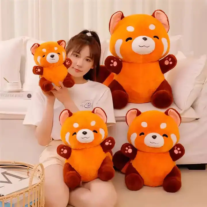 CustomPlushMaker offers wholesale anime plushies, including Kawaii plush toy dolls, raccoon dolls, and red panda plush toys： Model and raccoon plush toy