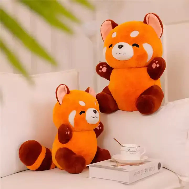 CustomPlushMaker offers wholesale anime plushies, including Kawaii plush toy dolls, raccoon dolls, and red panda plush toys：raccoon plush toy