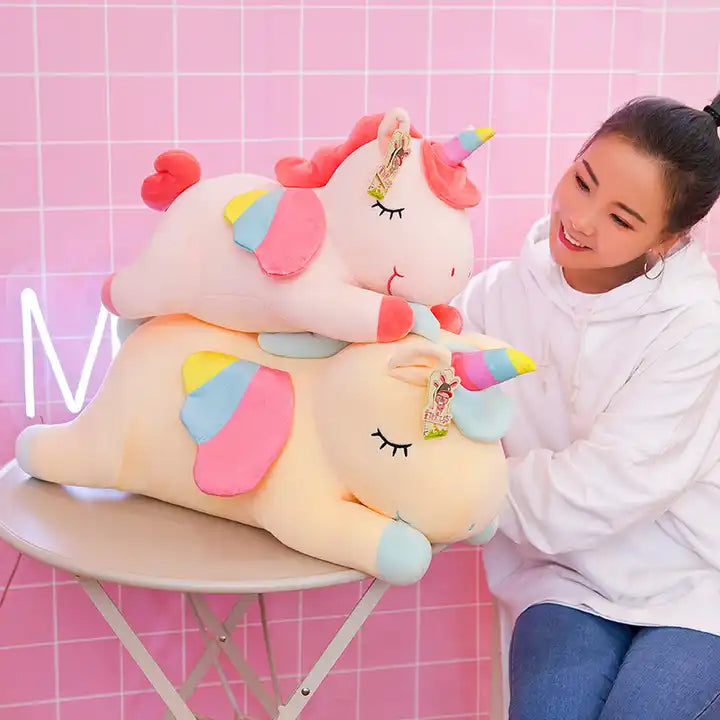 stuffed plush unicorn toy soft pillow animal horse baby toy unicorn gift