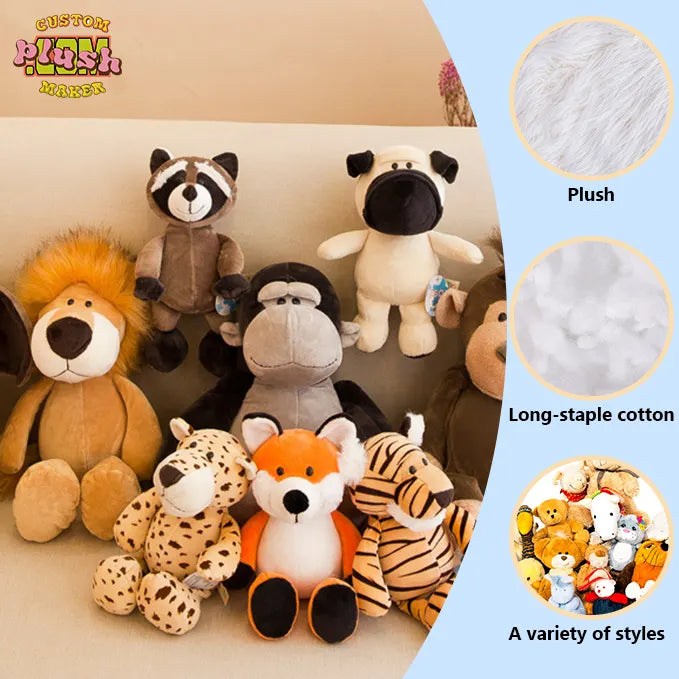 Zoo Animals Plush Toys – Adorable stuffed animals representing the diverse wildlife found in the zoo, perfect for young adventurers and wildlife enthusiasts