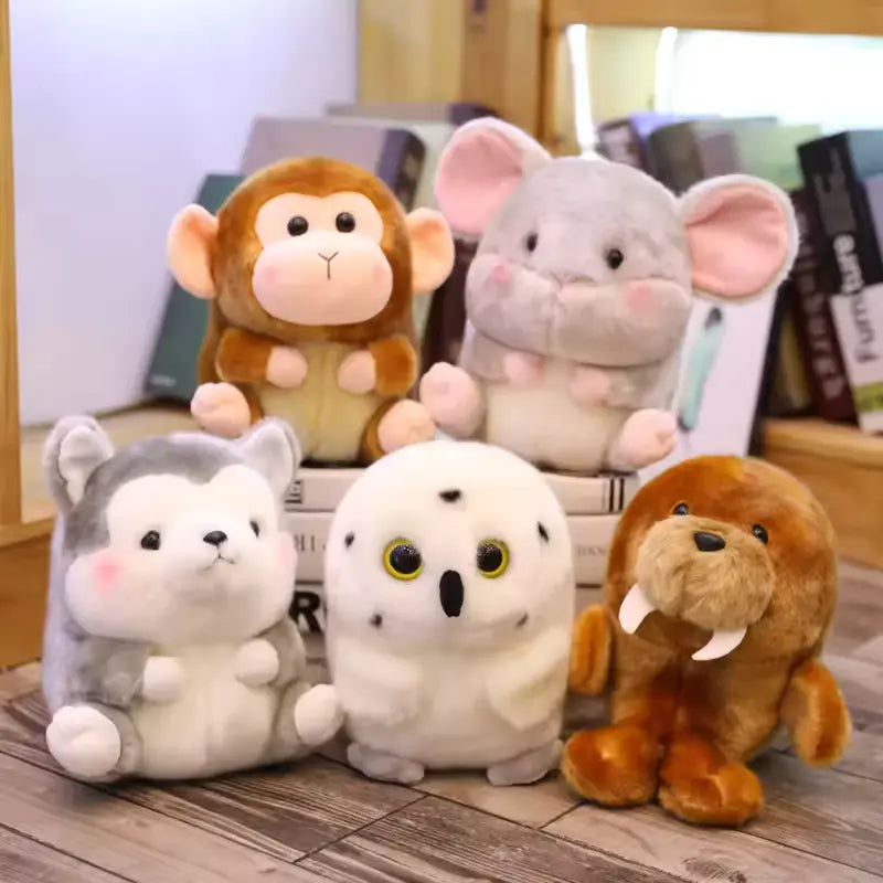 CustomPlushMaker: Wholesale Cute Animal Plush Toy Keychains, Grab Machine Dolls, Backpack Pendants, Throwing Toys：Pet Animal Plush Toy Doll