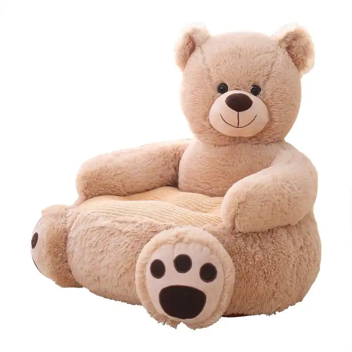 CustomPlushMaker Wholesale high quality Cartoon Soft Cushion Pillow Teddy Bear Soft Children Panda Unicorn Plush Sit Baby Sofa