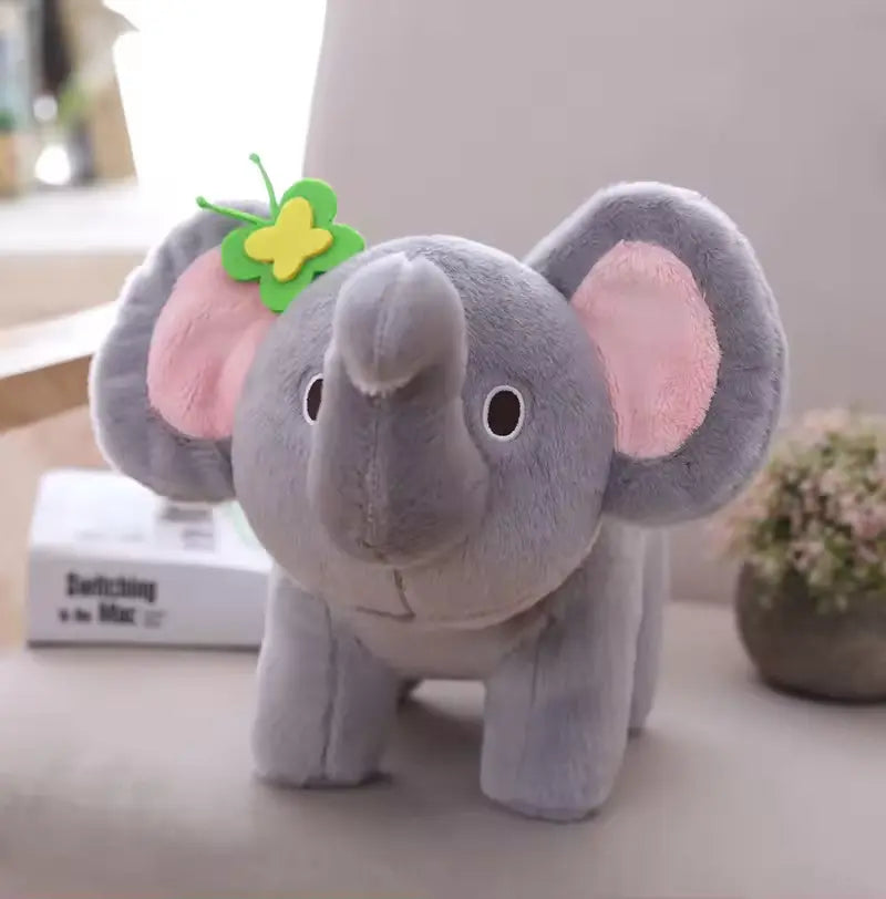 CustomPlushMaker: Cartoon Elephant Decoration Plush, Comfort Pillow, Children's Gift, Wholesale Claw Machine Dolls： Elephant  Plush Toy