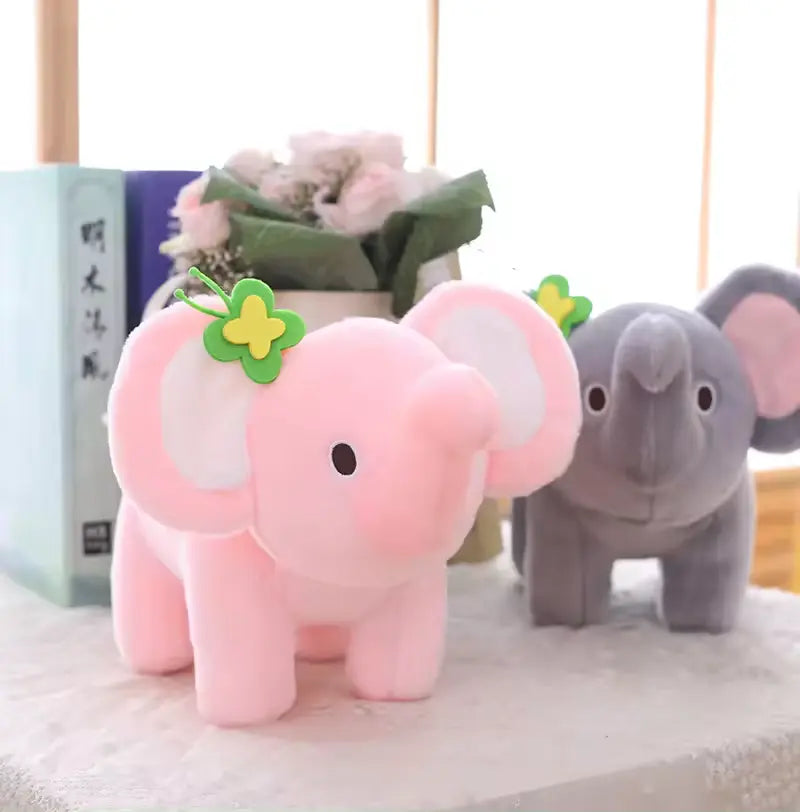 CustomPlushMaker: Cartoon Elephant Decoration Plush, Comfort Pillow, Children's Gift, Wholesale Claw Machine Dolls： Elephant  Plush Toy
