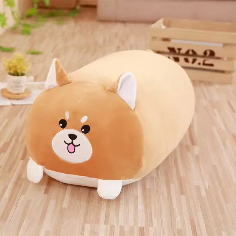 CustomPlushMaker offers adorable, large-sized stuffed hugging pillows in 30cm, 60cm, and 90cm, suitable for use as sofa cushions or plushies：Cute animal plush cushion