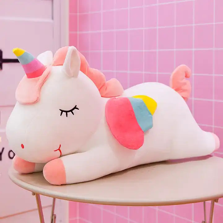 stuffed plush unicorn toy soft pillow animal horse baby toy unicorn gift