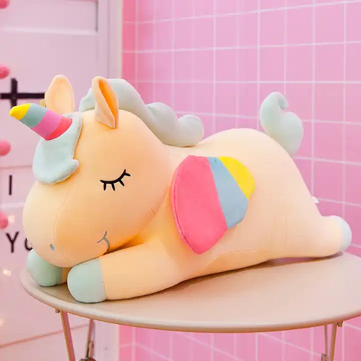 stuffed plush unicorn toy soft pillow animal horse baby toy unicorn gift