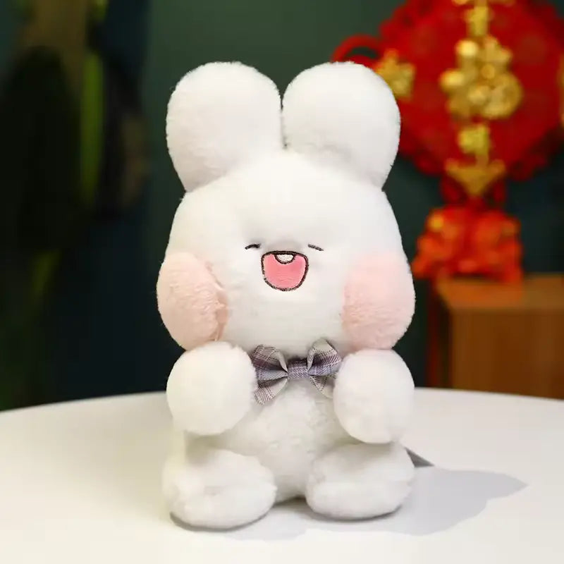 CustomPlushMaker's latest addition: a 24cm Chinese Costume Rabbit Plush Toy Bunny Doll, available for wholesale:cute Rabbit Plush Toy