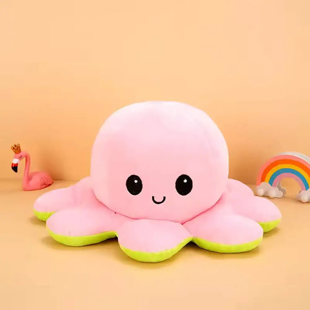Pink little octopus plush toy