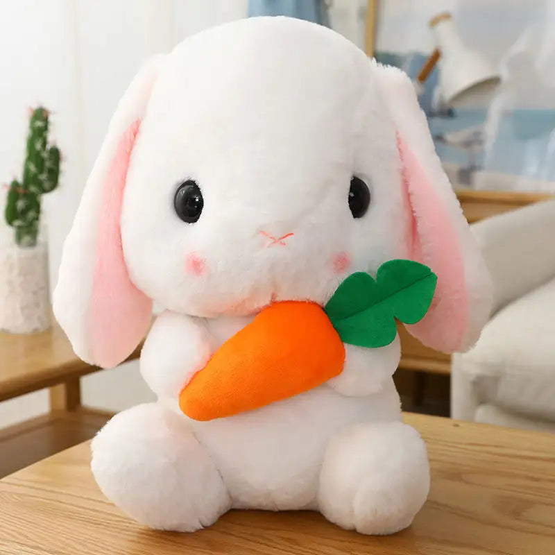 Peluche pondérée de lapin à longues oreilles en peluche géante personnalisée