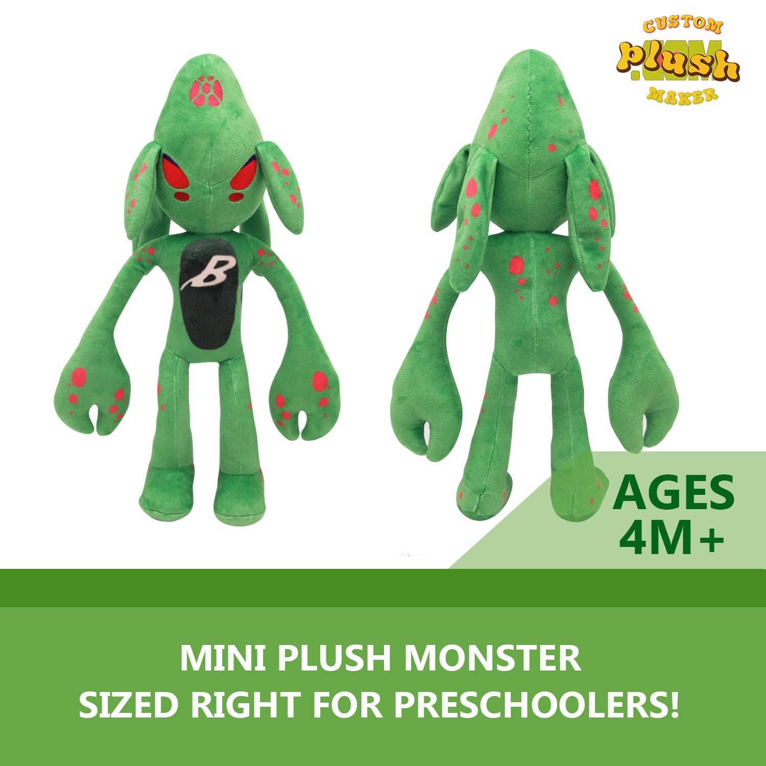 Alien Plush Toy – A whimsical stuffed toy featuring an adorable extraterrestrial design, perfect for adding a touch of intergalactic charm to your collection