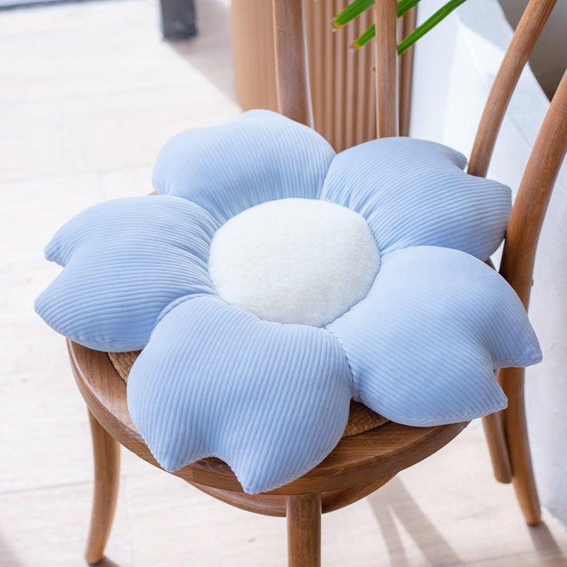Little Daisy flower pillow cushion Floor chair cushion office Plush car cushion soft cute pillow gift for girl children - CustomPlushMaker