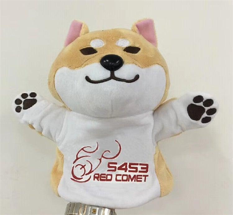Custom Cute Doggy Cartoon Character Mascot Plush Hand Puppet For Adults - CustomPlushMaker