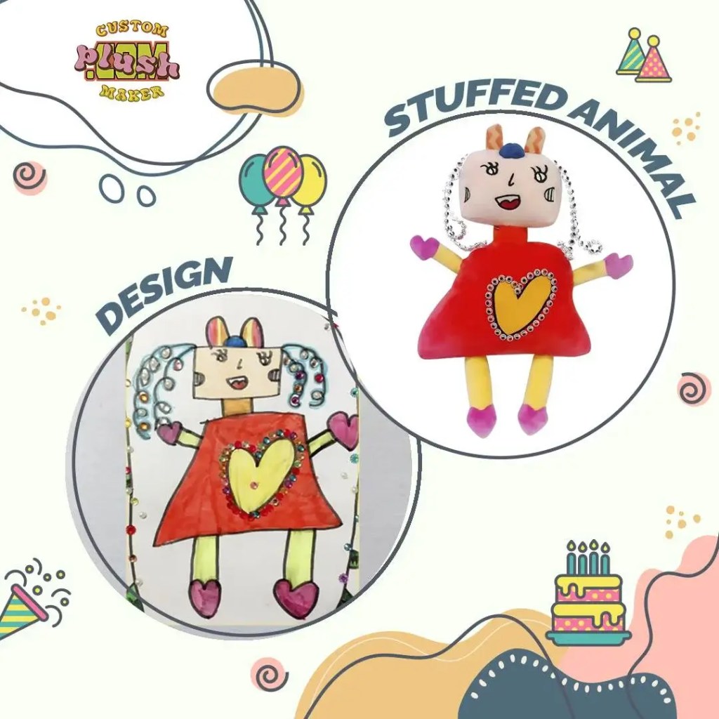 Diamond girl children's painting making plush toys