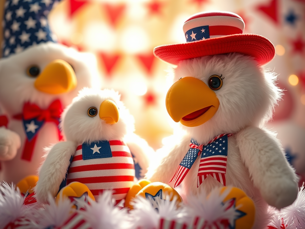 Making Custom Stuffed Animals for July 4th