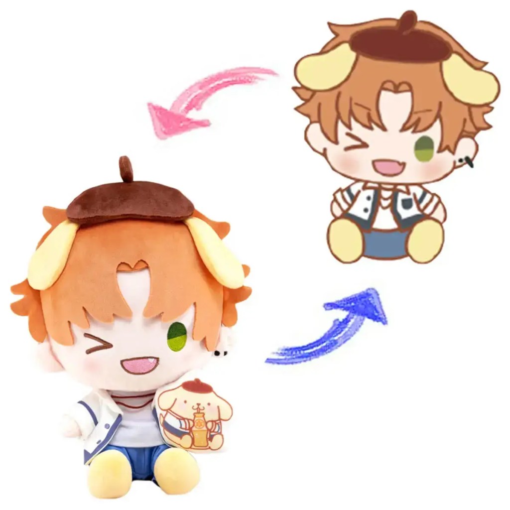 Světlo a noc Jesse Vlastní Anime plyšová hračka