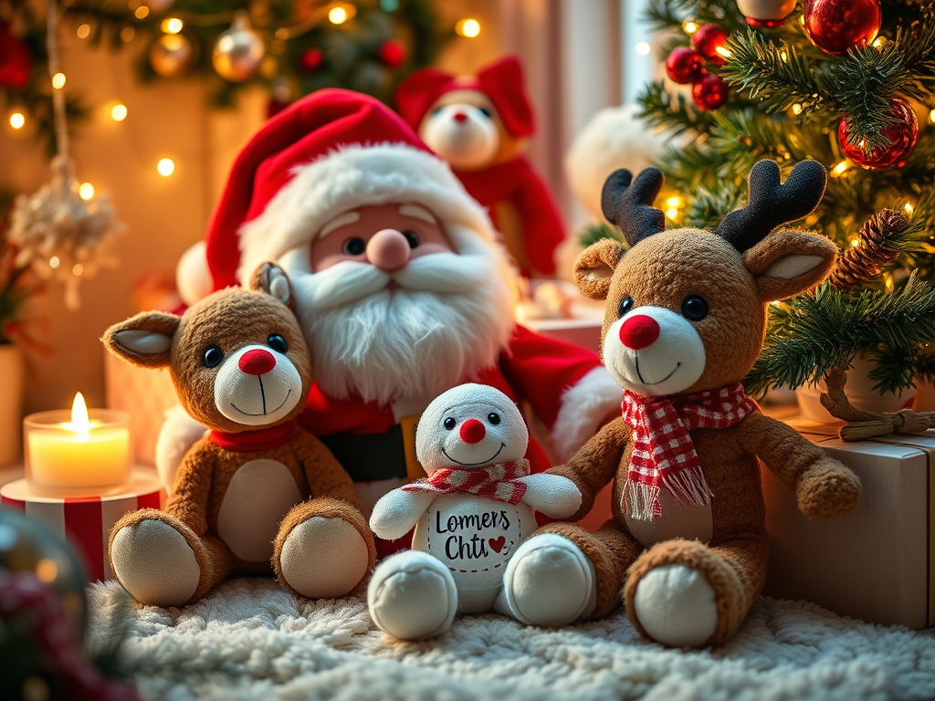 Christmas Custom Plush Toys: ເອົາມາໃຫ້ໃນວັນພັກ Magic ກັບຊີວິດ