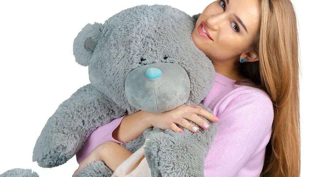Oso grizzly de peluche grande