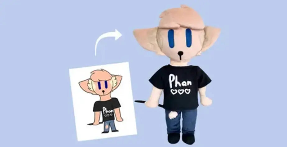 Este 2024, personalice sus muñecos de peluche en estilo anime de la mano de CustomPlushMaker- Dibujos de diseño de personajes de anime co