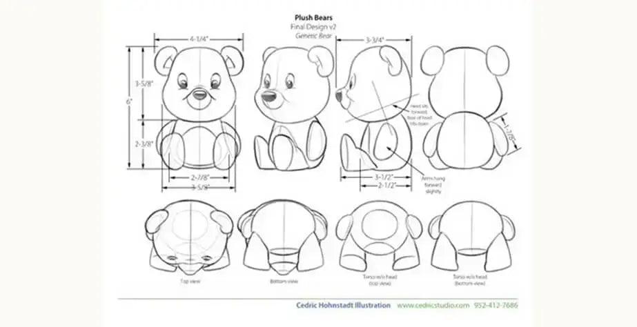 Před výběrem výrobce plyšových hraček na zakázku - design plyšové hračky