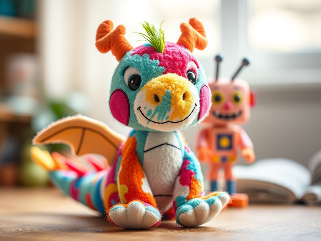 Gjør barnas tegninger om til en kosebamse