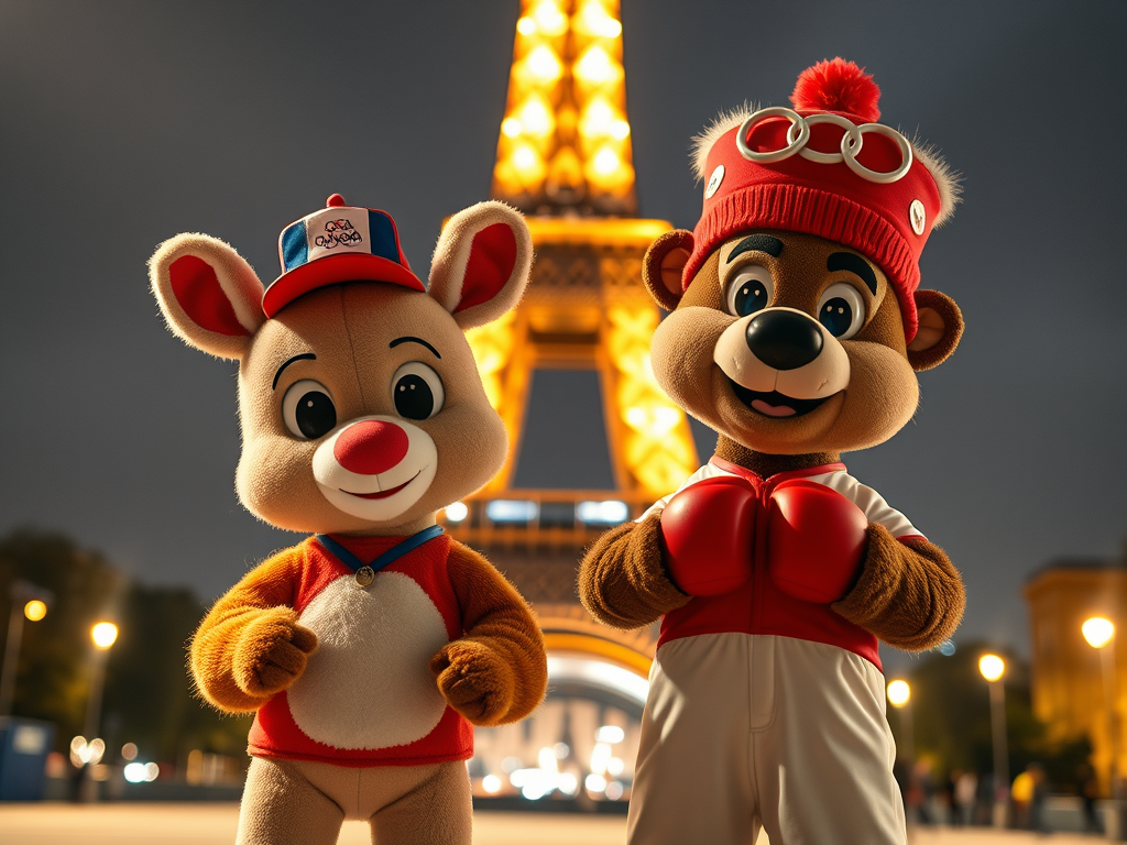 Les peluches mascottes des Jeux Olympiques de Paris 2024 : un symbole de soutien pour les athlètes français