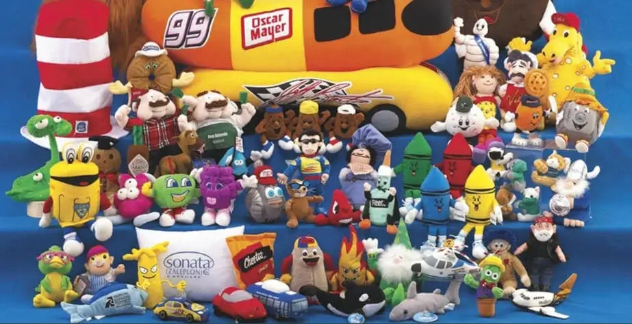 masser af udstoppede dyr