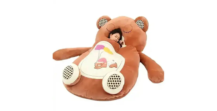 Plush sleeping bag