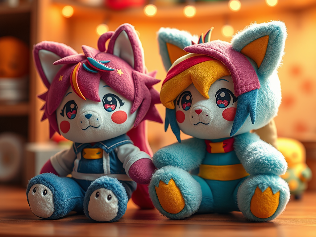 Este 2024, personalice sus muñecos de peluche en estilo anime de la mano de CustomPlushMaker