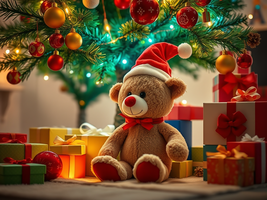 Iloa juhlapyhiin jouluaiheisilla pehmoleluilla