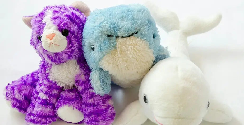 Meilleures idées de cadeaux pour la fête des mères 2024 Animaux en peluche personnalisés - Peluche baleine bleue et baleine blanche