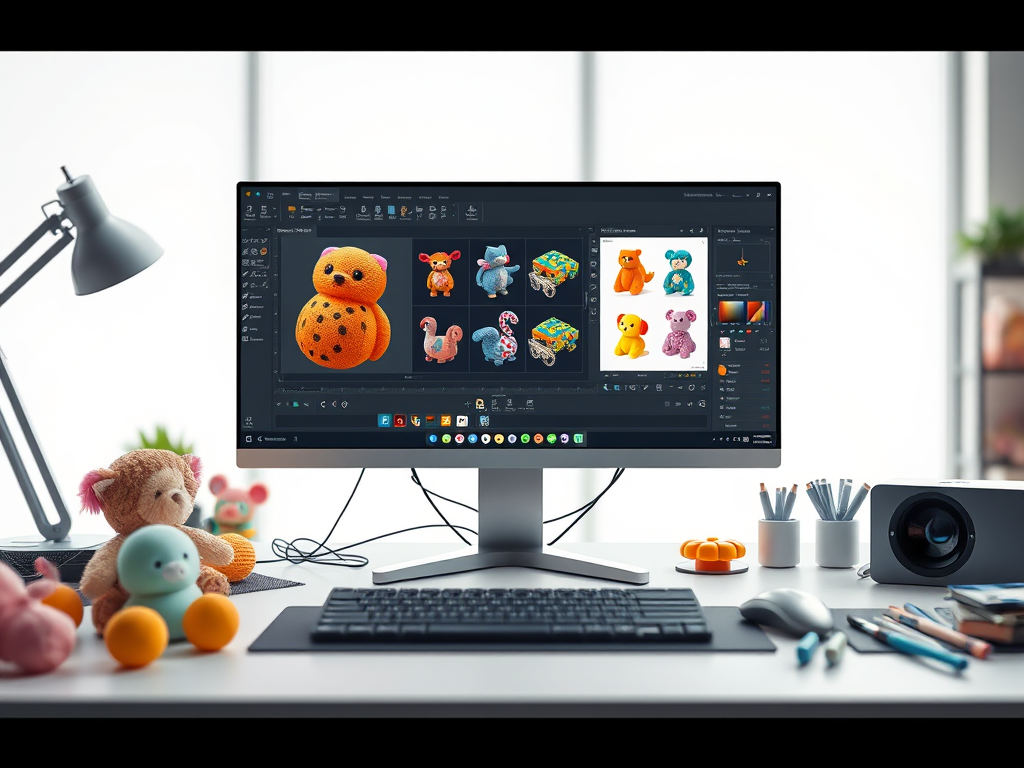 봉제 완구 산업에 축복, 소프트웨어 지원 패턴 제작
