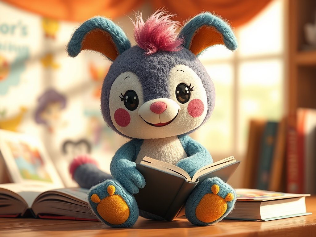 책 속 캐릭터와 같은 디자인 아트워크를 실제 봉제 인형으로 만들어 보세요.