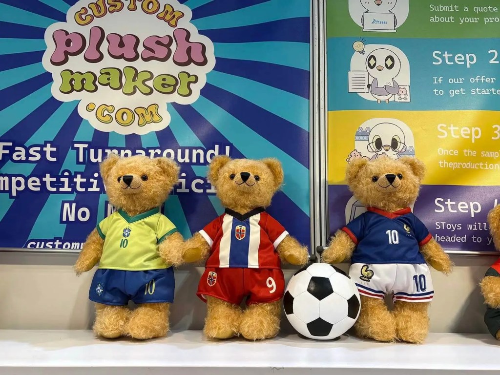 We exhibited our plush toys at the Global Sources trade show in Hong Kong.