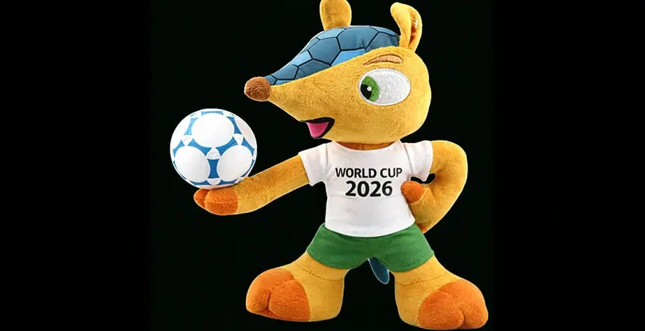 2026 World Cup Pangolin Plush Toy