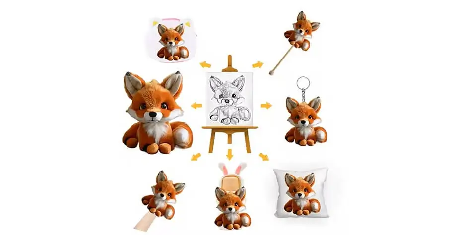 Custom Plush Toys Based on Artistic Creations